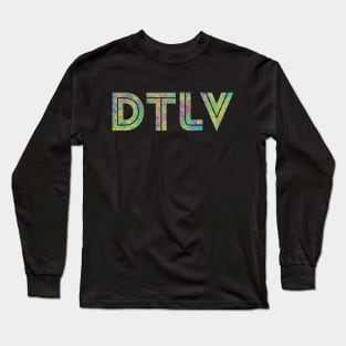 Downtown Las Vegas DTLV Gamer Splatter Long Sleeve T-Shirt